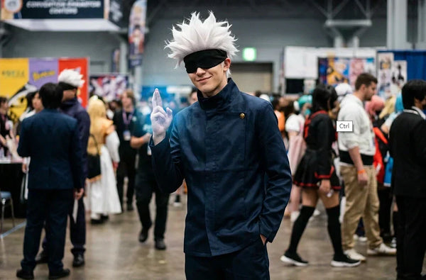 Gojo Satoru white wig cosplay Jujutsu Kaisen