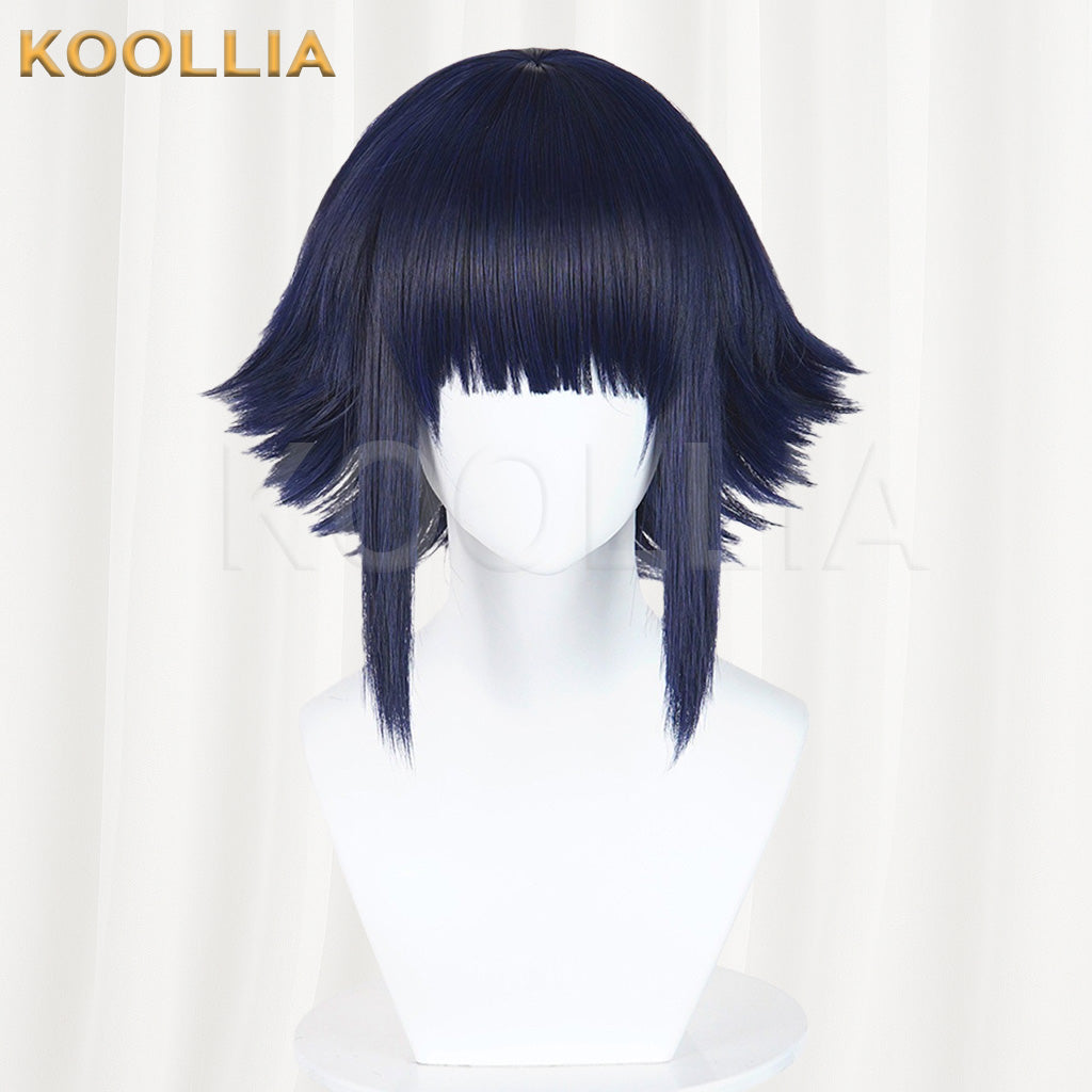 Naruto Hinata Hyuga Navy Blue Basic Wig