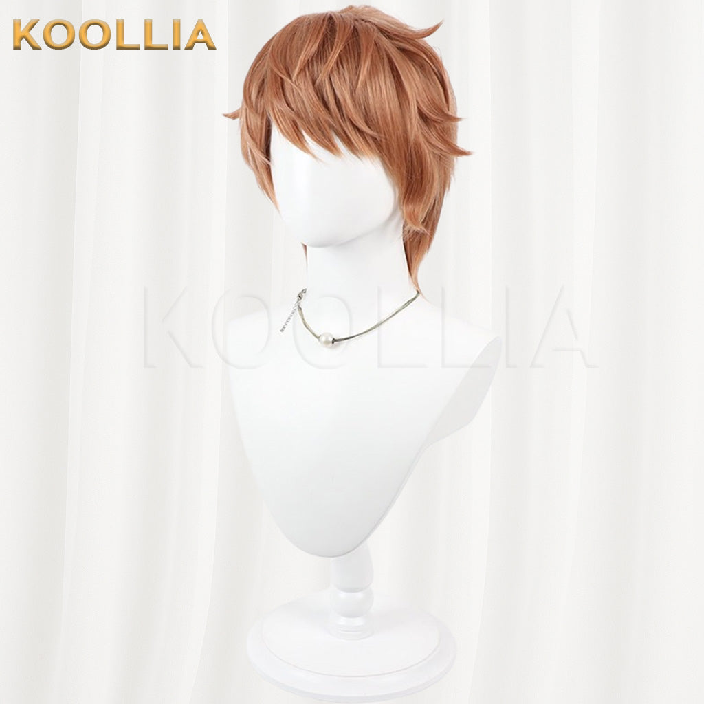 Granblue Fantasy Gran Light Orange Brown Basic Wig