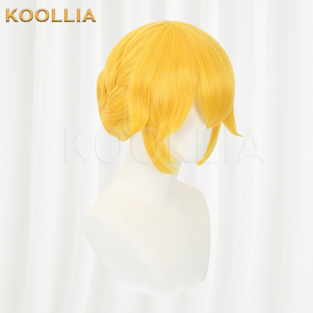 Super Mario Princess Peach Golden Basic Wig