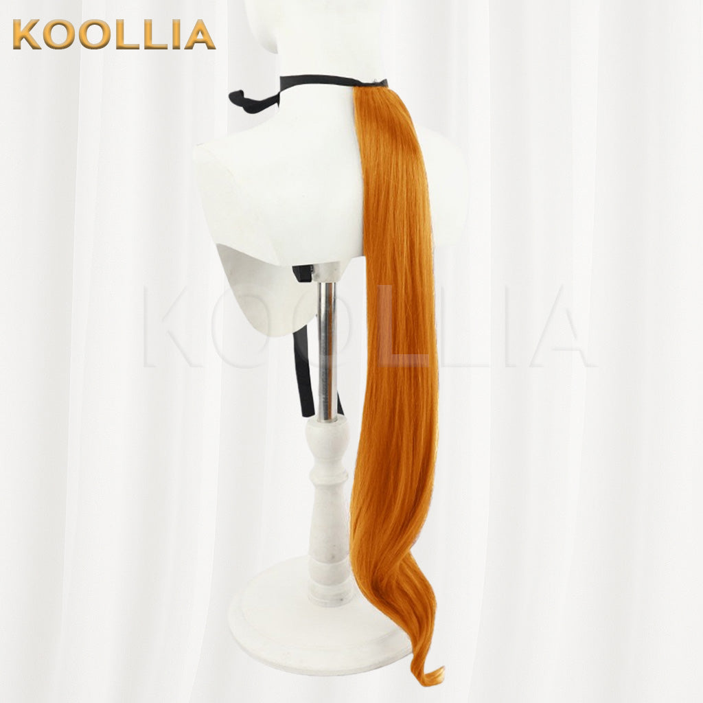 Pretty Derby Orfevre White‑Orange Gradient Basic Wig