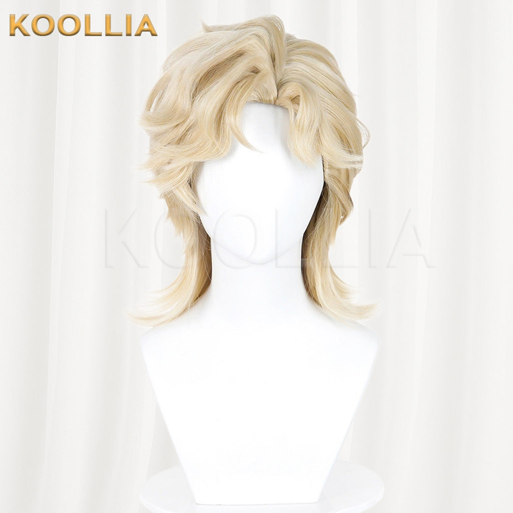 Identity V Knight Light Blonde Basic Wig