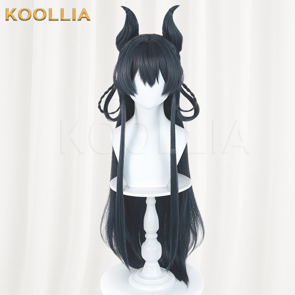 Honor of Kings Gongsun Li Dark Blue Black Basic Wig