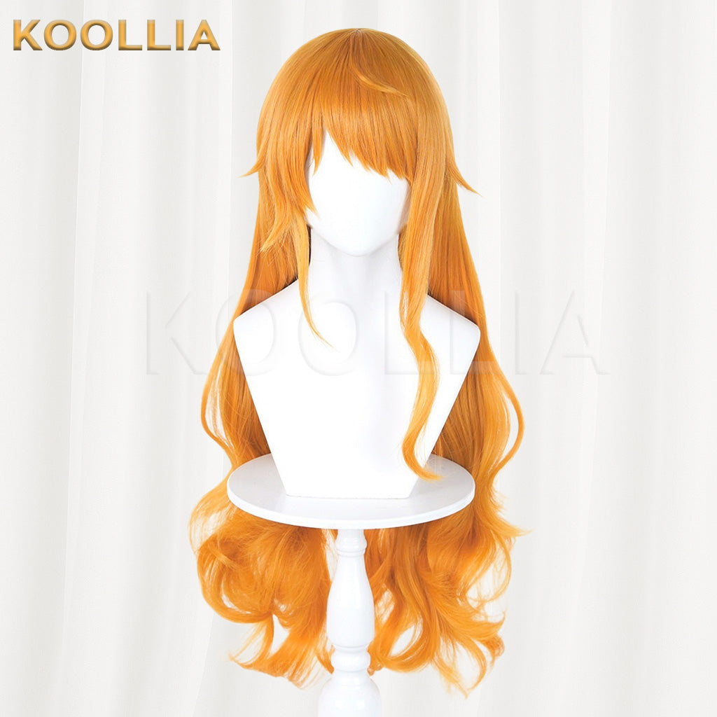 One Piece Nami Orange Yellow Basic Wig