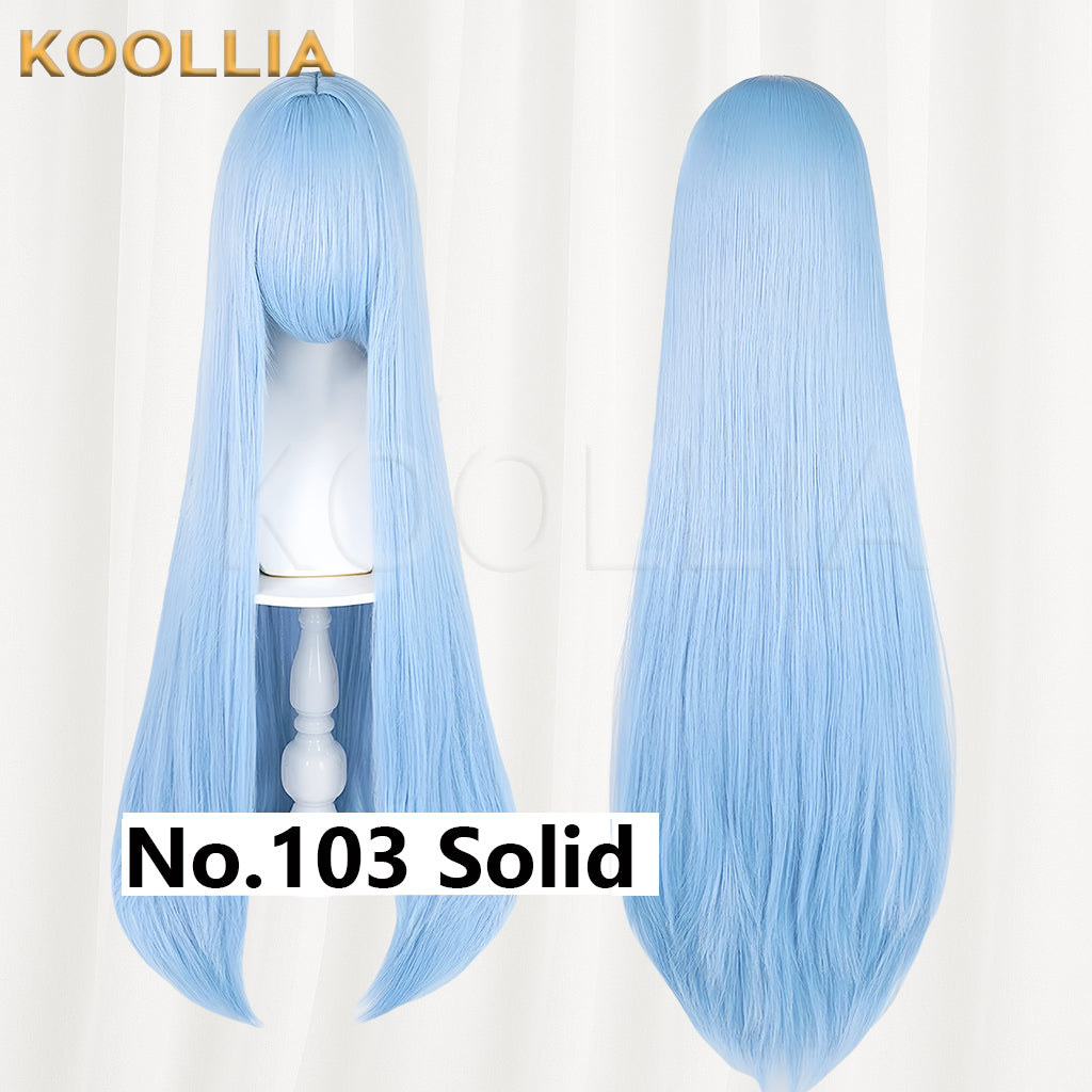 Thickened All-purpose 100cm High Temperature Root Boost Basic Wig with Scalp Top (Around 600g)