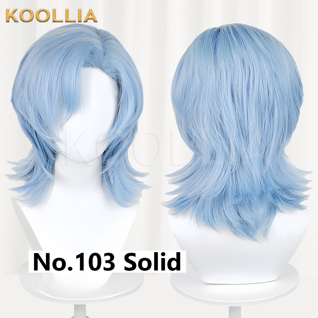 All-purpose Wig Matte Wolf Cut Wig with Side Parting