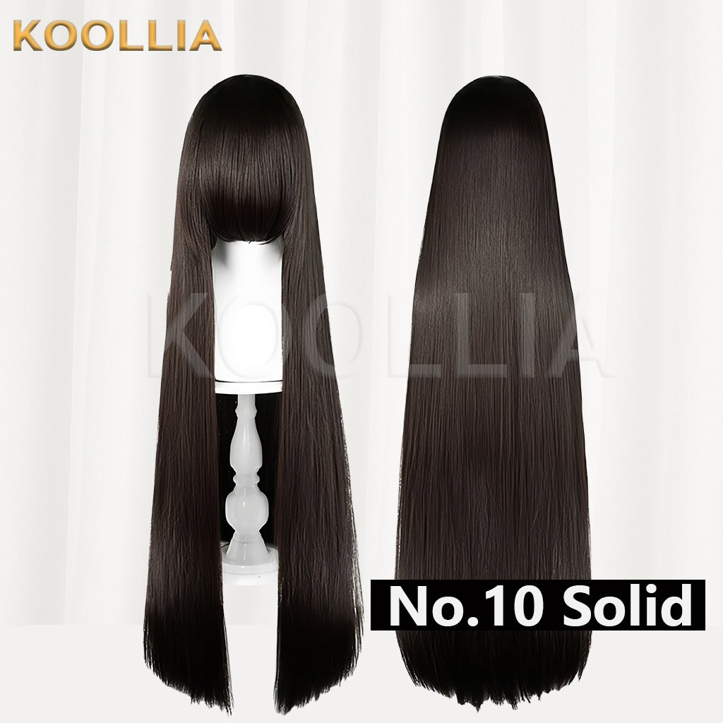 Thickened High-Density 100cm All-Purpose Long Straight Wig(Around 600g)