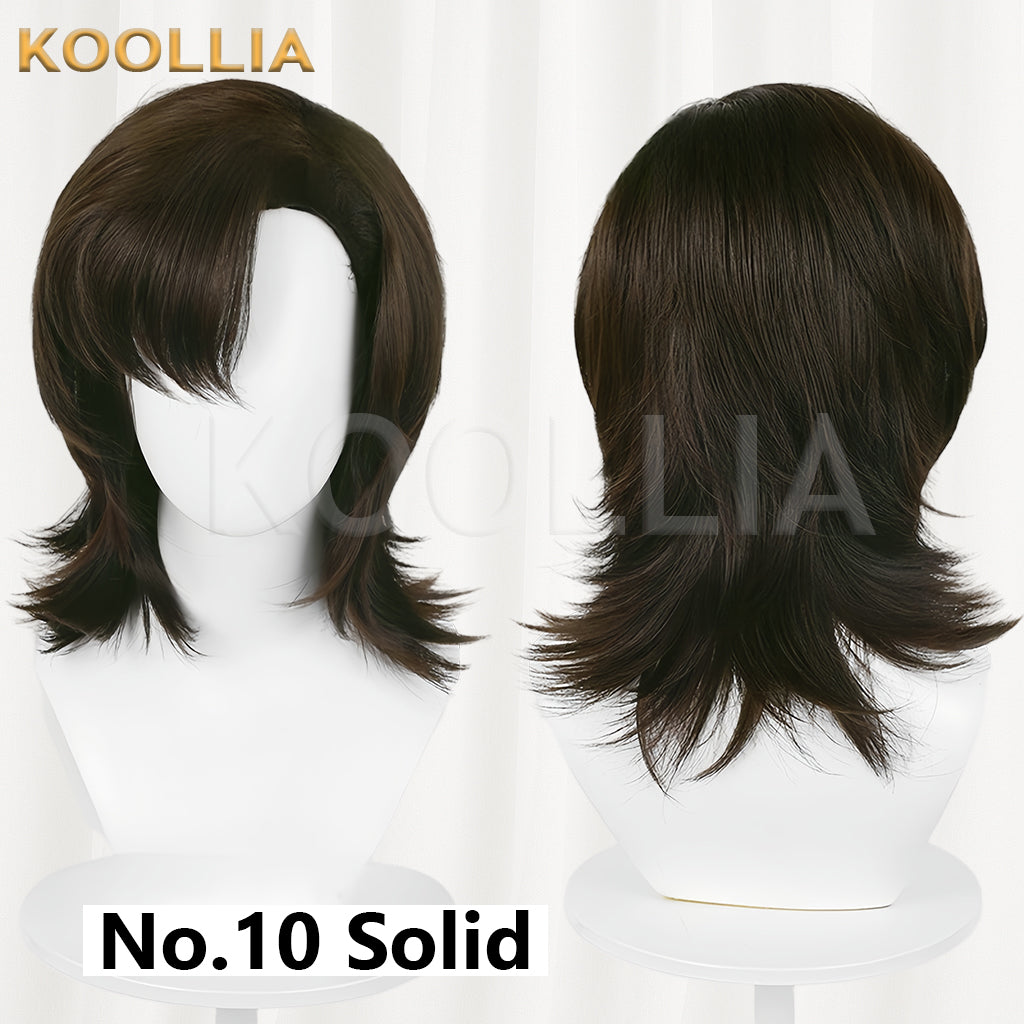 All-purpose Wig Matte Wolf Cut Wig with Side Parting