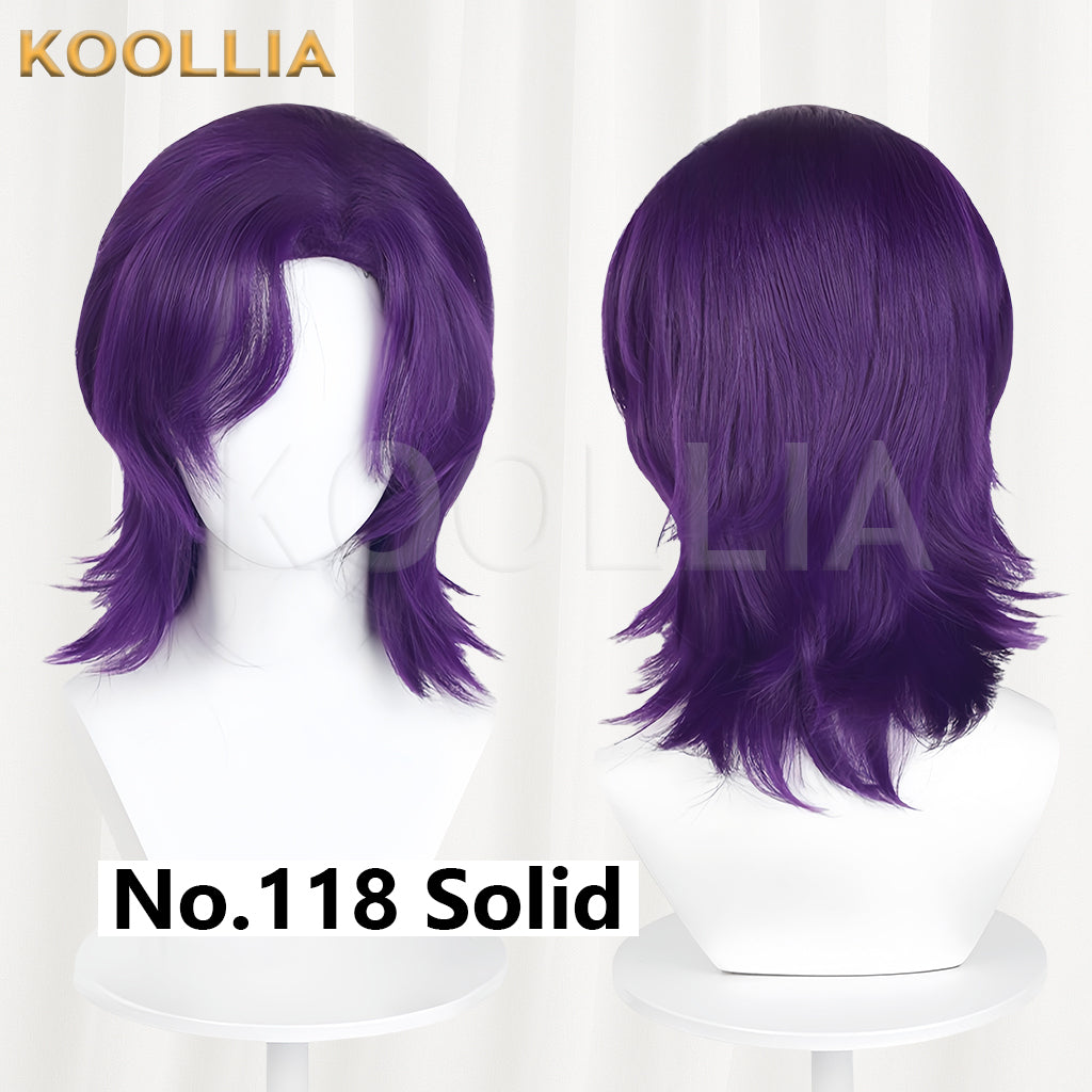 All-purpose Wig Matte Wolf Cut Wig with Side Parting
