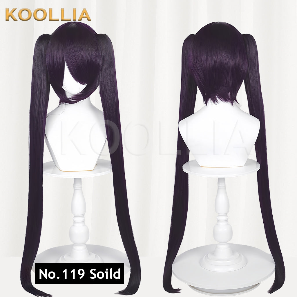 All-purpose Wig Hatsune Miku Twintails With Tiger Mouth Clip