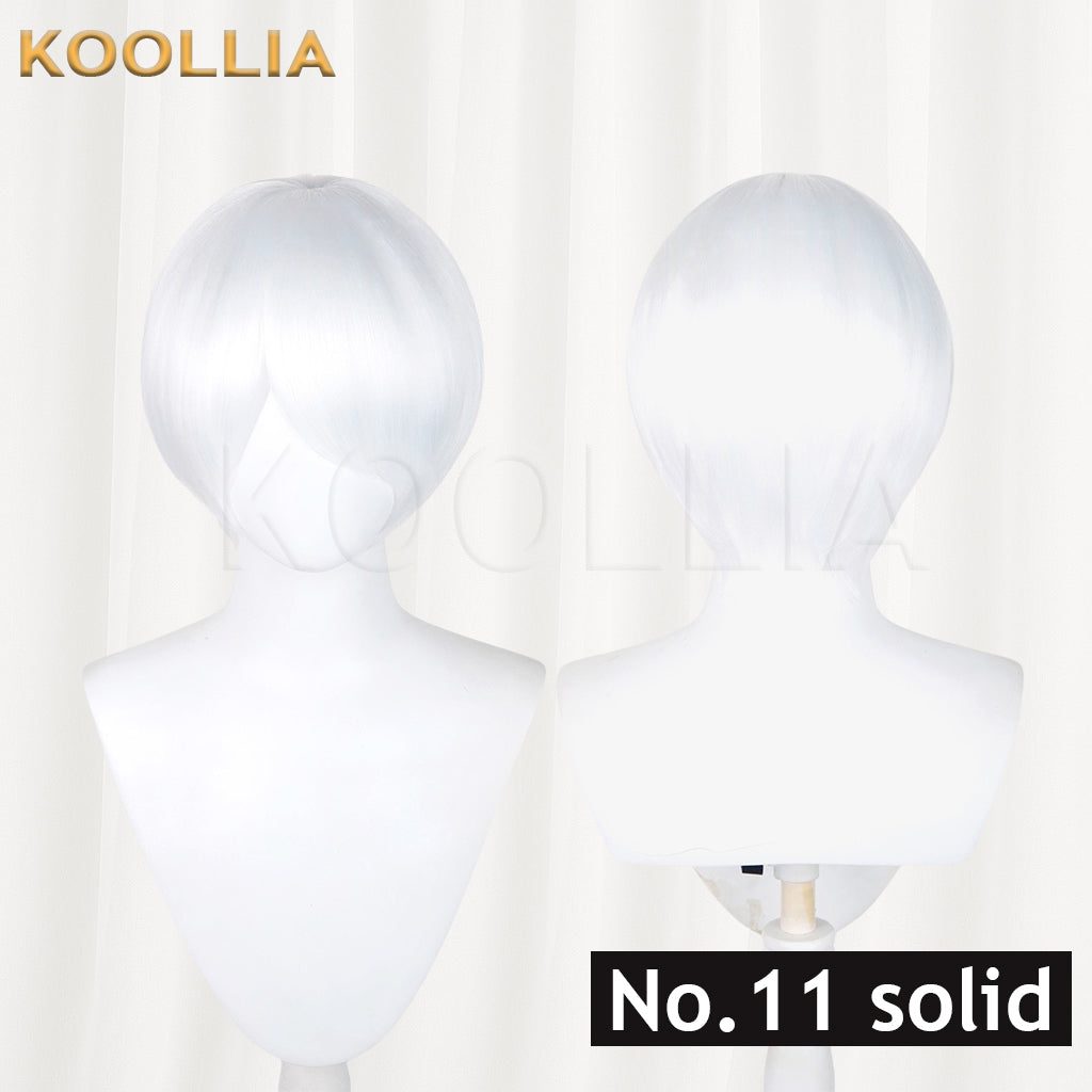 All-purpose 30cm Fluffy Mixed Fiber Short Hair Heat Resistant Basic Wig