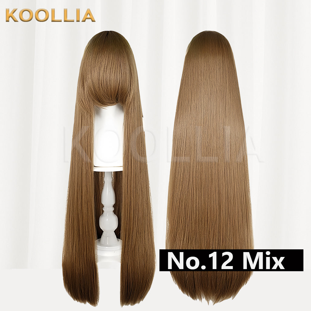 Thickened High-Density 100cm All-Purpose Long Straight Wig(Around 600g)