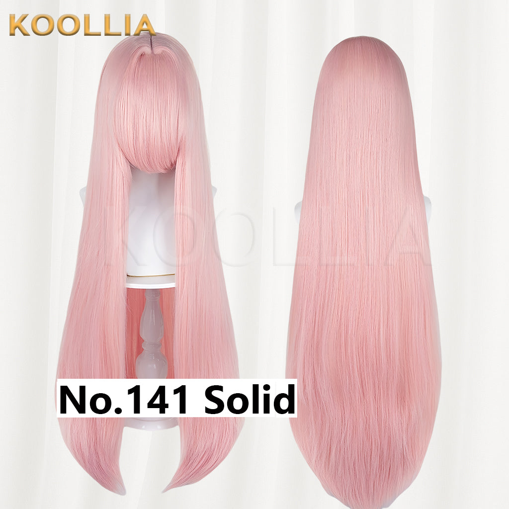 Thickened All-purpose 100cm High Temperature Root Boost Basic Wig with Scalp Top (Around 600g)