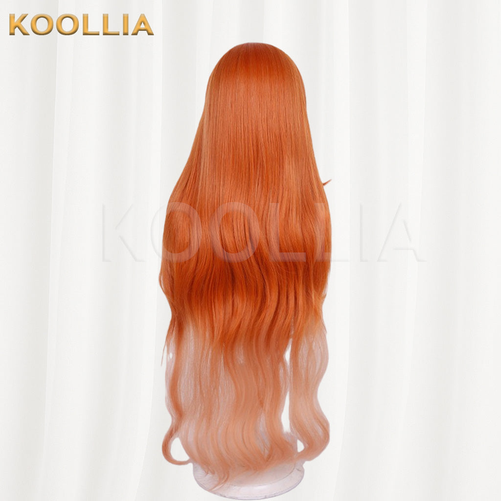 Haruyuki Busou Hanagiku Daisy Orange Gradient Basic Wig