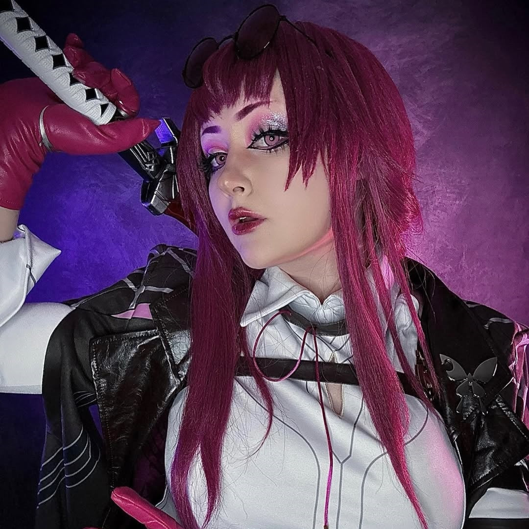 Honkai: Star Rail Kafka Long Red Hair Basic Wig