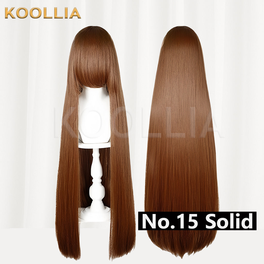 Thickened High-Density 100cm All-Purpose Long Straight Wig(Around 600g)
