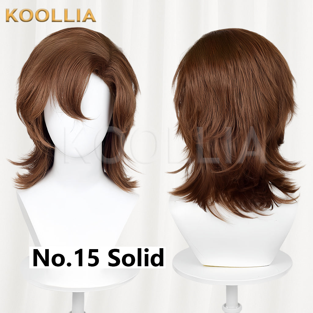 All-purpose Wig Matte Wolf Cut Wig with Side Parting