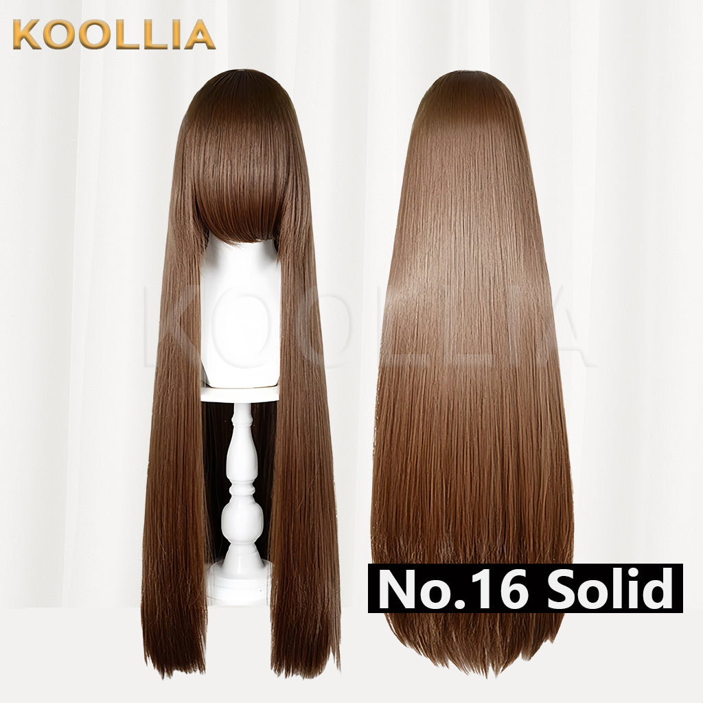 Thickened High-Density 100cm All-Purpose Long Straight Wig(Around 600g)