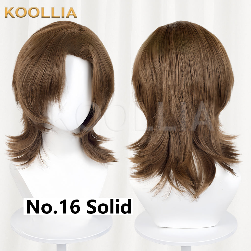 All-purpose Wig Matte Wolf Cut Wig with Side Parting