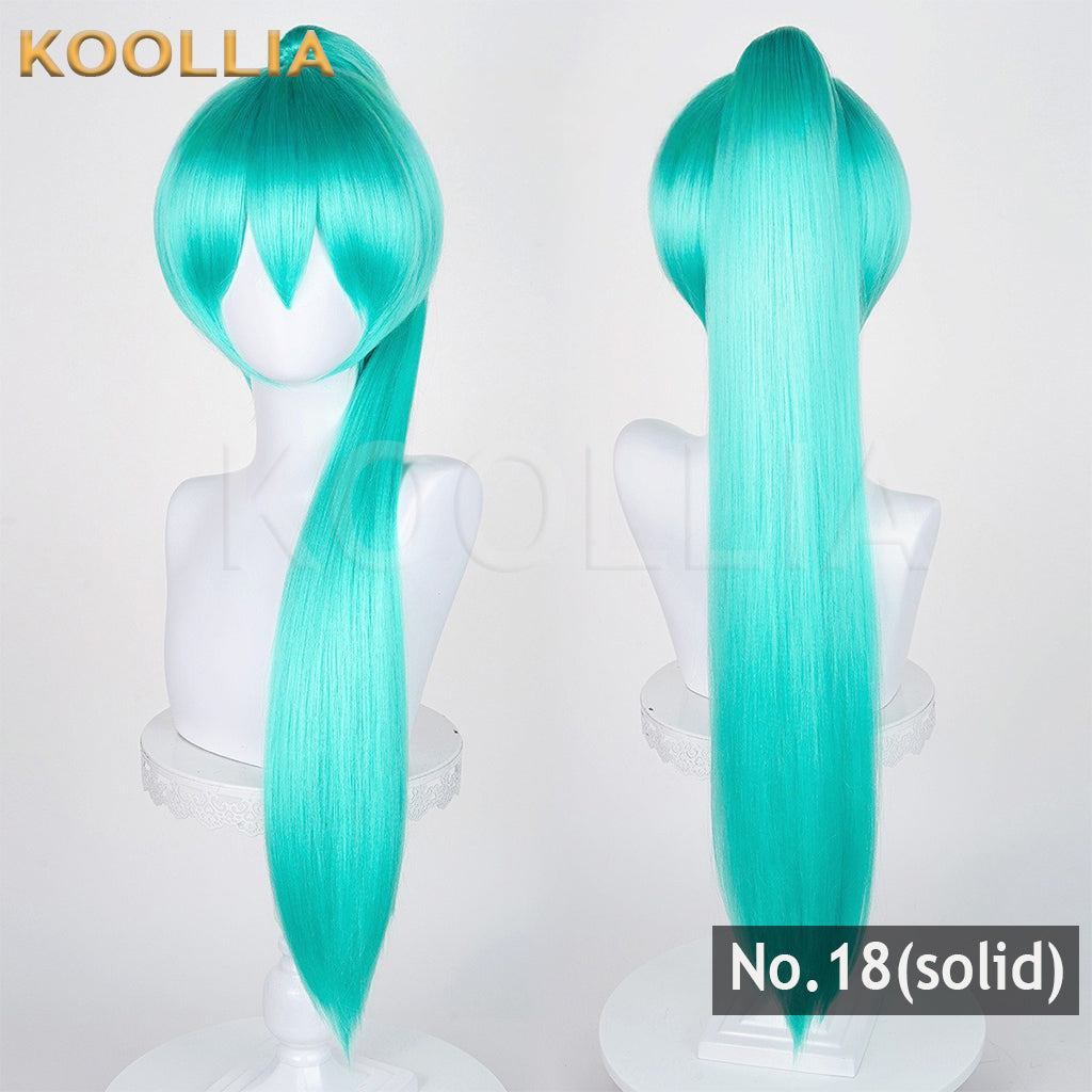 All-purpose 80cm Thick Fluffy Corn Fiber Ponytail with Tiger Mouth Clip
