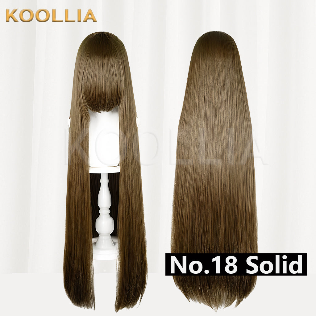 Thickened High-Density 100cm All-Purpose Long Straight Wig(Around 600g)