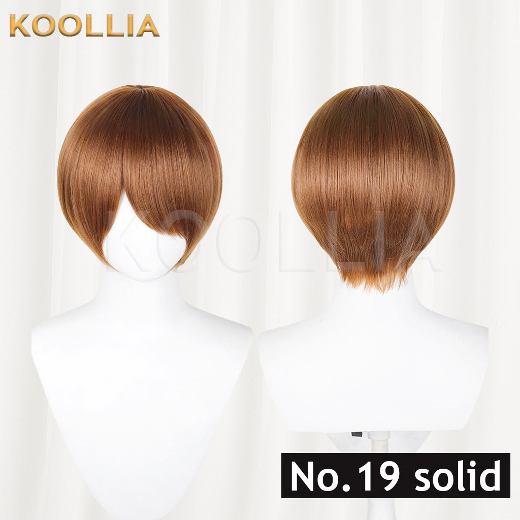All-purpose 30cm Fluffy Mixed Fiber Short Hair Heat Resistant Basic Wig