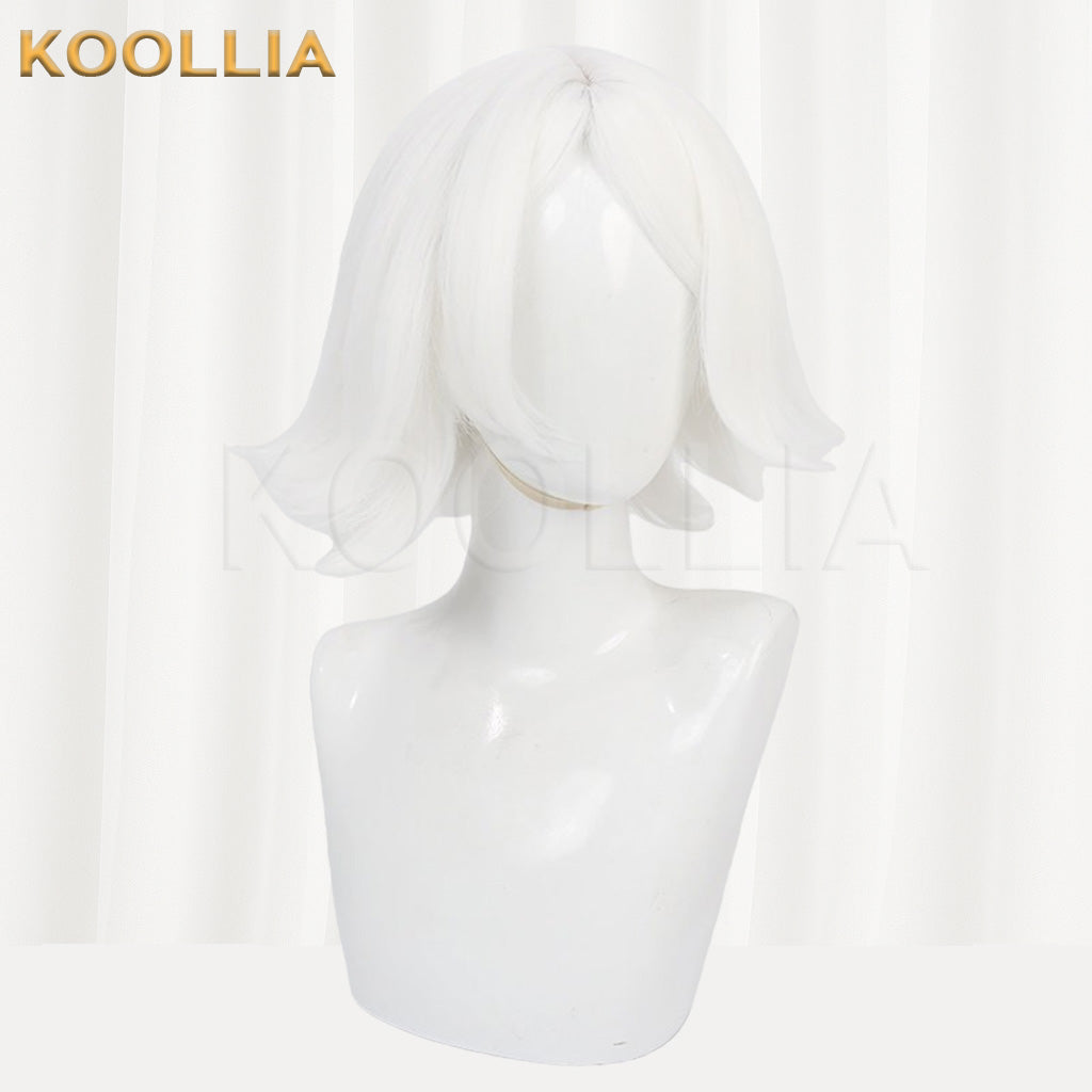 Tokyo Ghoul Juuzou Suzuya Pure White Medium Short Basic Wig