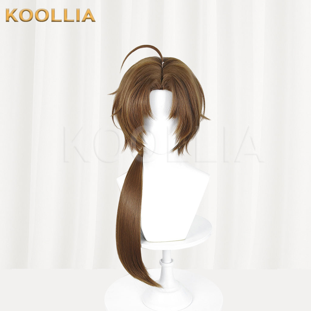 Mushoku Tensei: Jobless Reincarnation Rudeus Greyrat Long Brown Hair Basic Wig