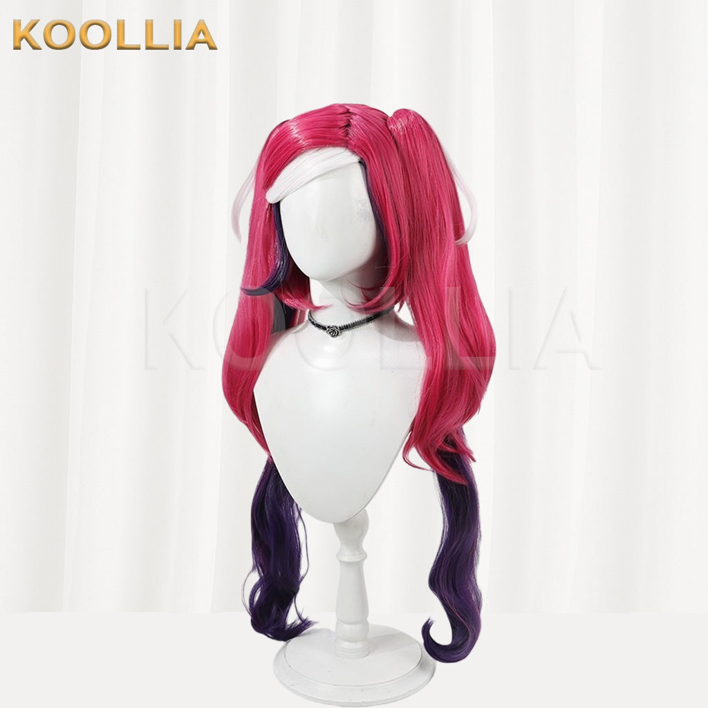 Hazbin Hotel Velvette Gradient Pigtail Basic Wig