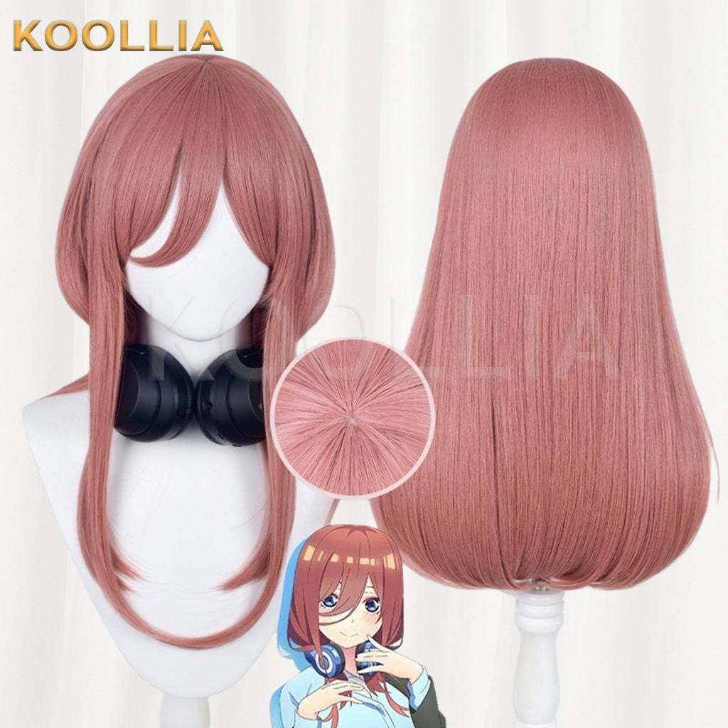 The Quintessential Quintuplets Nakano Miku Medium Taro Pink Hair Basic Wig