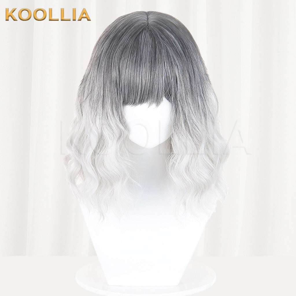 Resident Evil 9 Emily Mixed Gradient Curly Basic Wig
