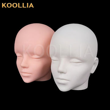Bald Mannequin Head Male Professional Cosmetology For Wig Making, Display Wig Stylist Tools - KOOLLIA