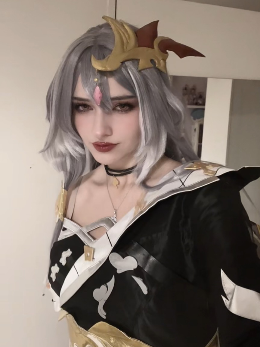 Honkai Impact 3 Herrscher of Sentience Long Grey Purple Hair Basic Wig