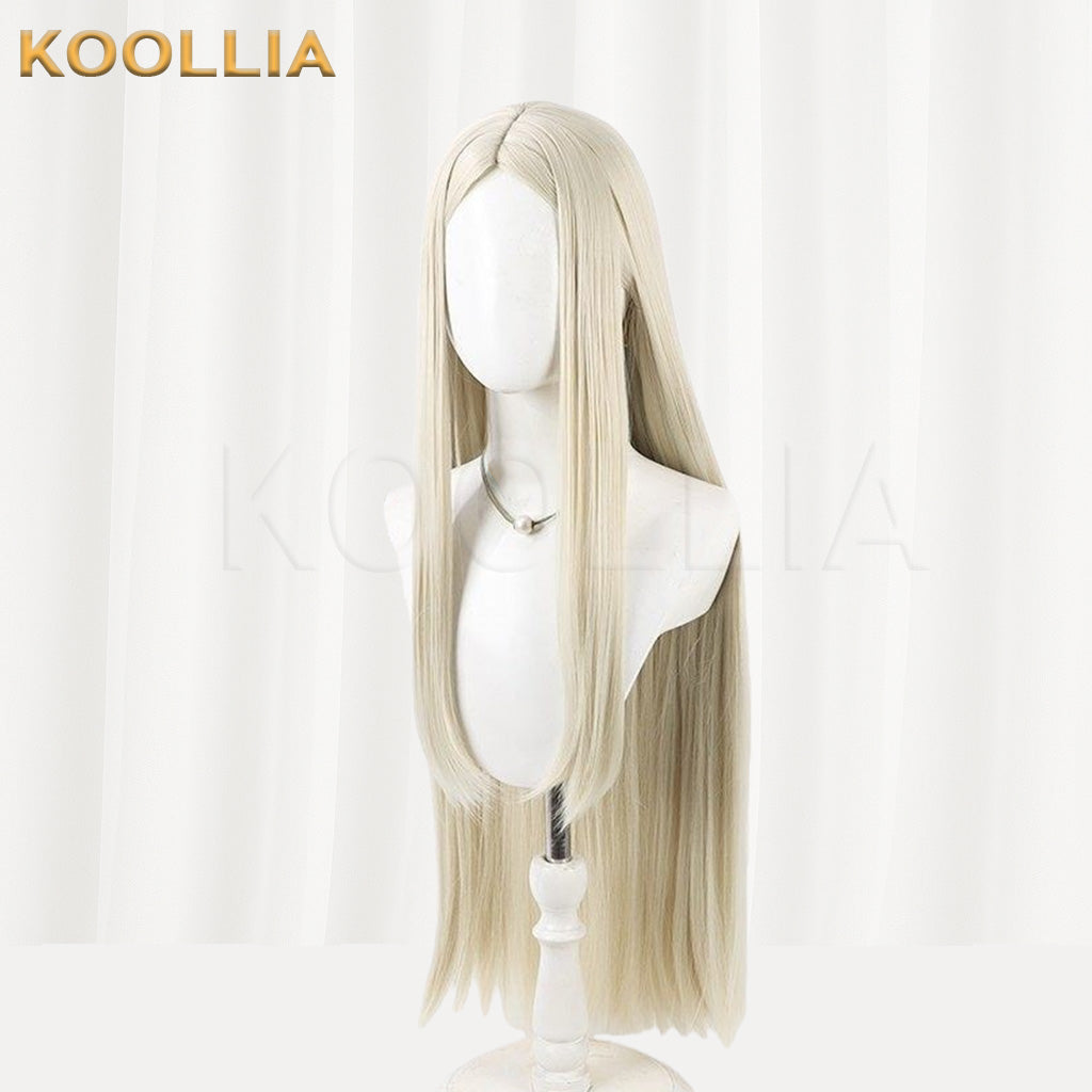 Gachi Akuta August Stilz Off-White Center Part Basic Wig