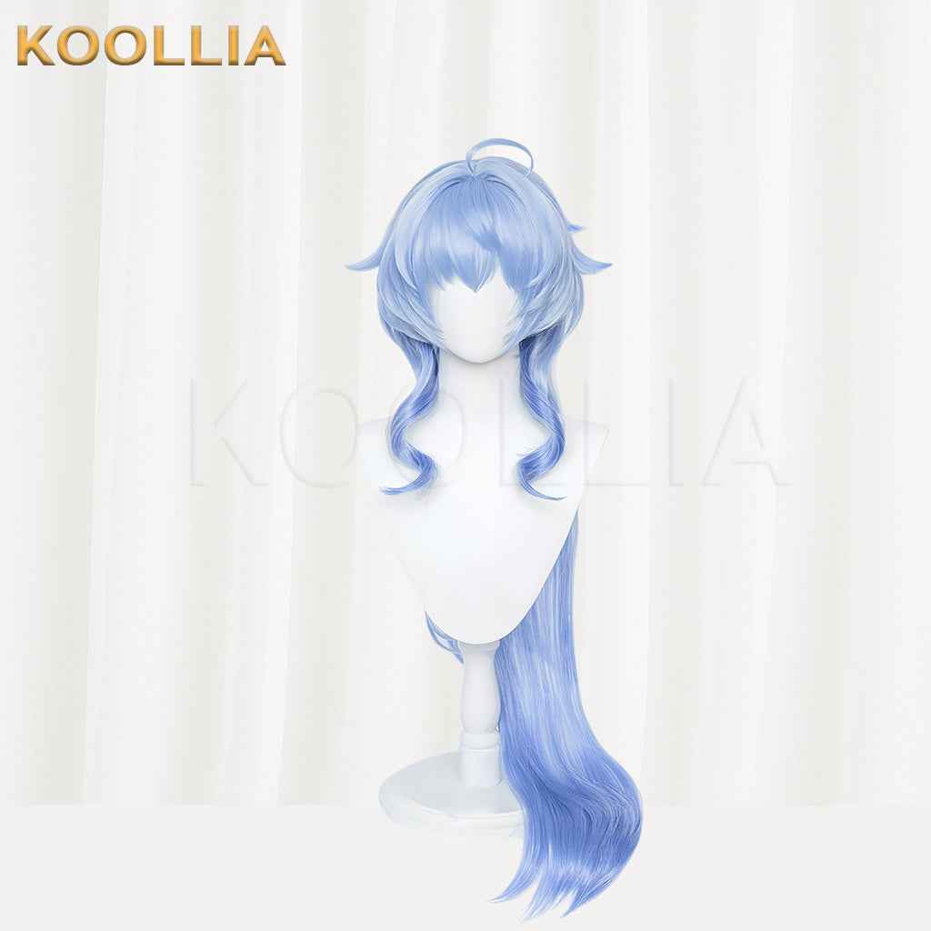 Genshin Impact Ganyu Long Blue Hair Basic Wig