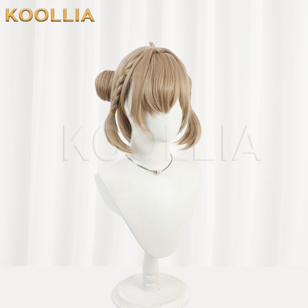 Zenless Zone Zero Hongdou (Sweety) Light Linen Separated Double Buns Basic Wig