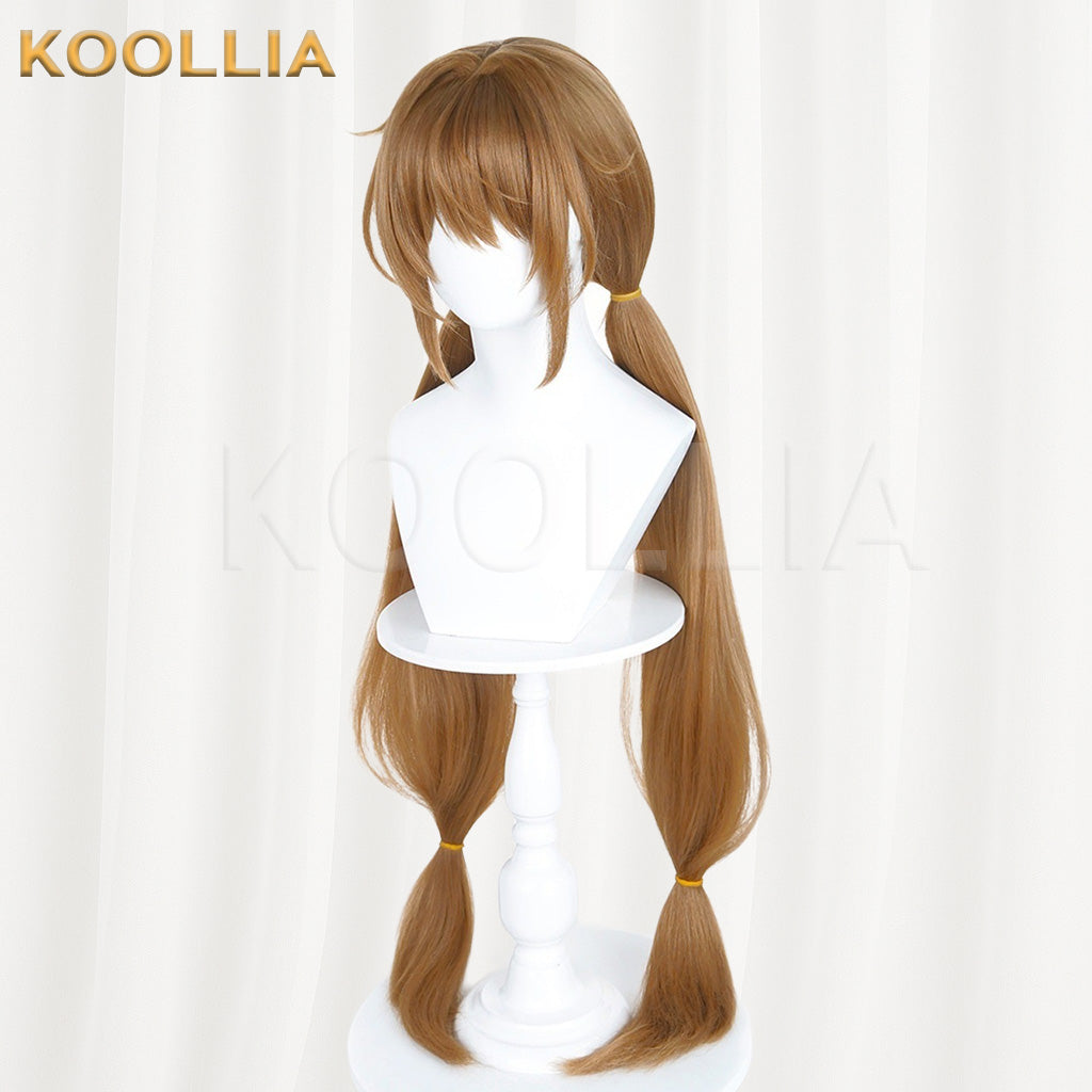 Honor of Kings Da Qiao Breeze As Poem Brown Ponytail Basic Wig