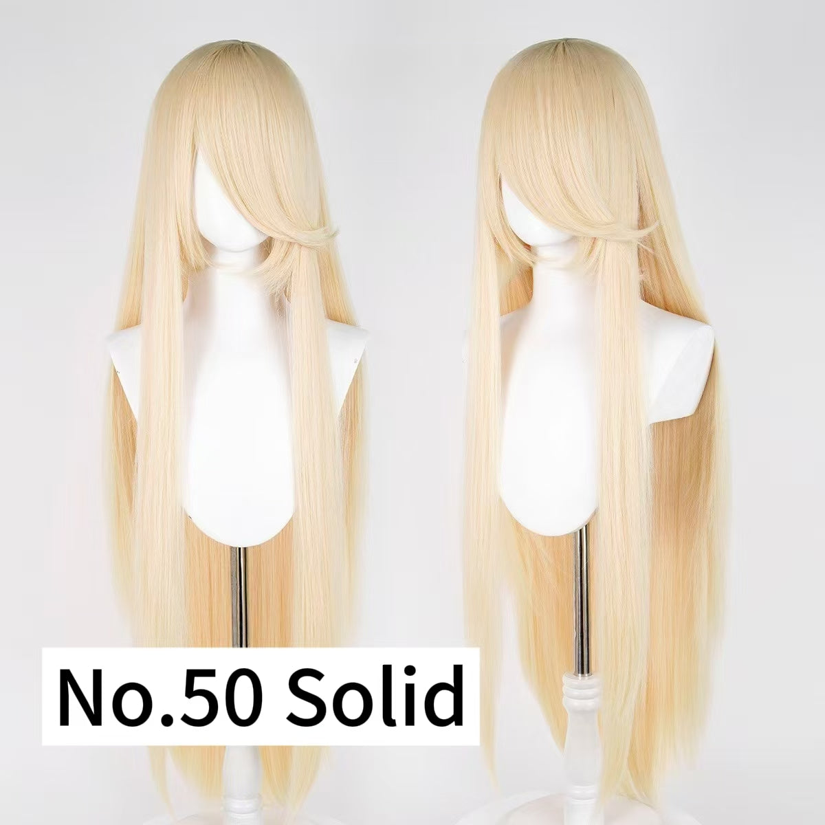 All-purpose 100cm High Temperature Basic Wig