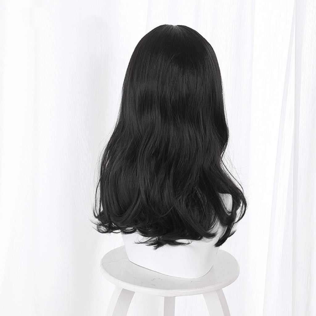 Tokyo Revengers Baji Keisuke Lange schwarze Haare Basic Perücke