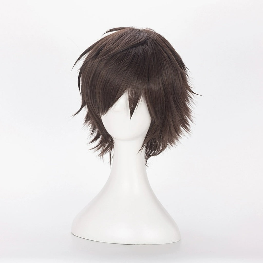 Attack on Titan Eren Yeager Kurzes braunes Haar Basic Perücke