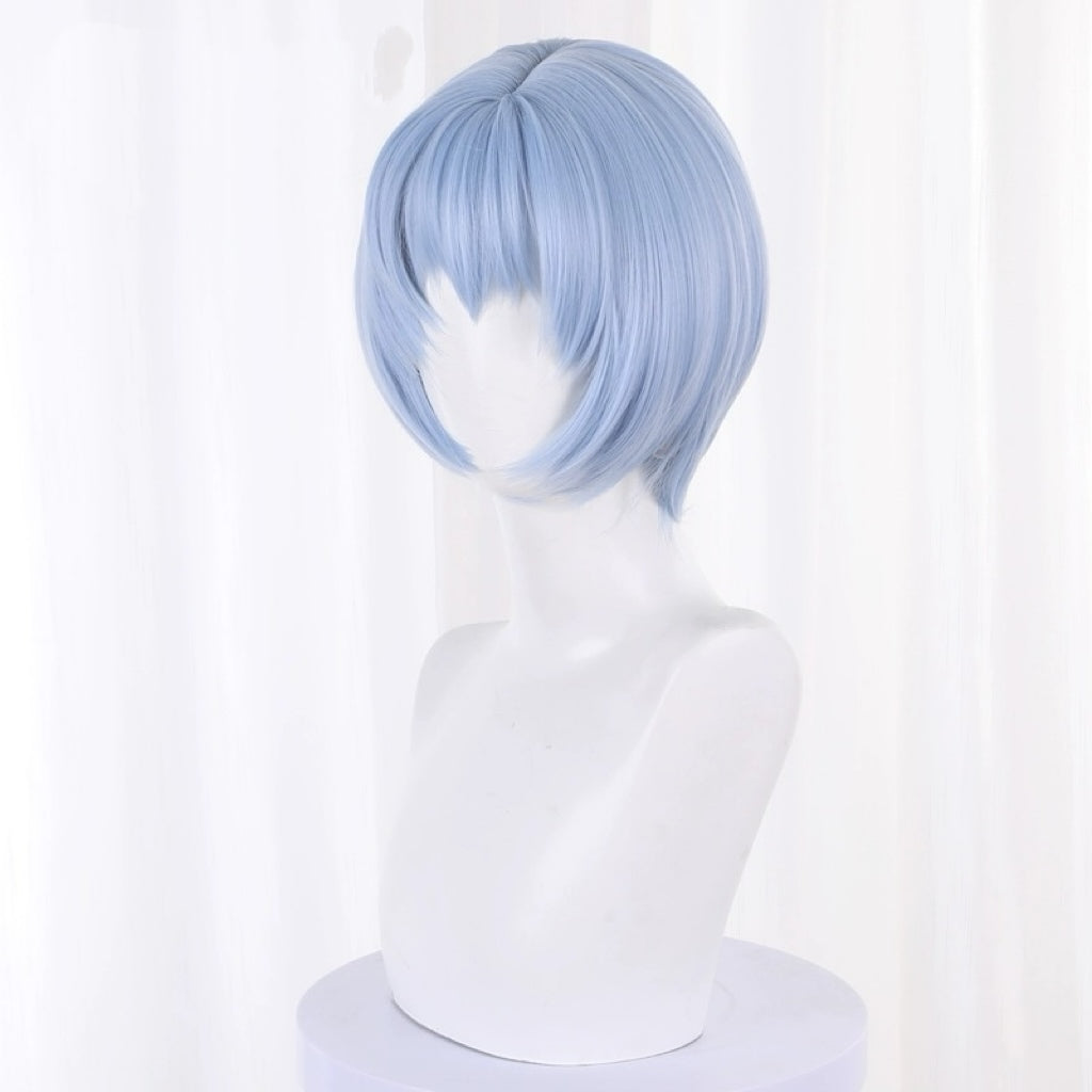 EVA Ayanami Rei Kurzes blaues Haar Basic Perücke