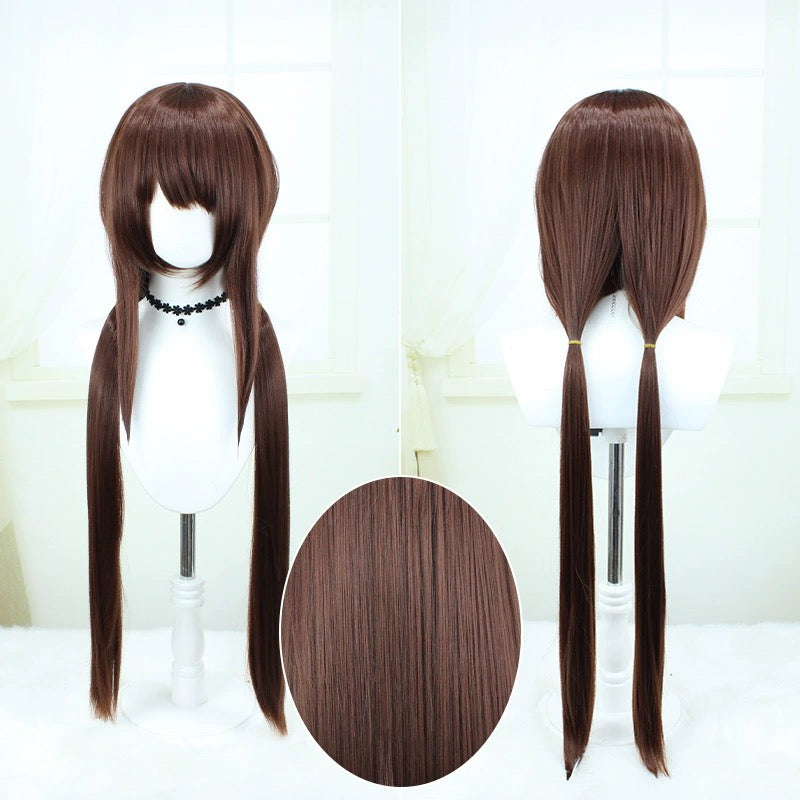 EVA Makinami Mari Illustrious Lange braune Haare Basic Perücke