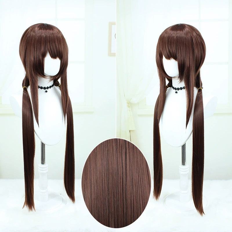 EVA Makinami Mari Illustrious Lange braune Haare Basic Perücke