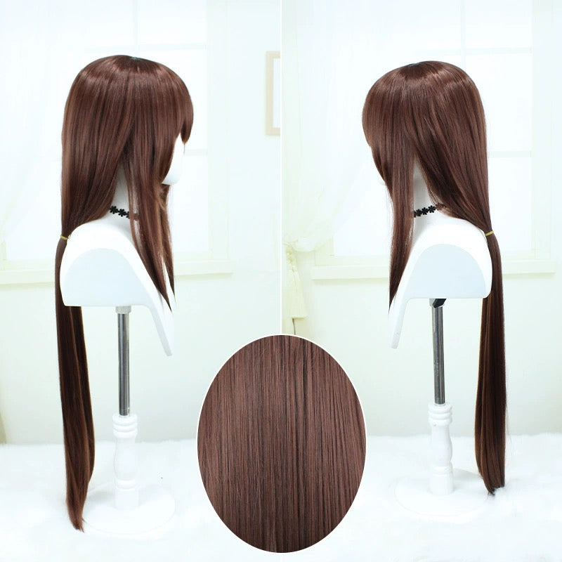 EVA Makinami Mari Illustrious Lange braune Haare Basic Perücke