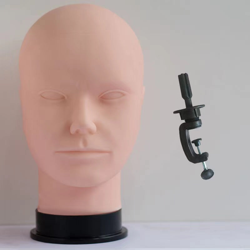 Cabeça de manequim careca masculina profissional cosmetologia para fazer perucas, perucas de exibição