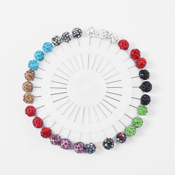 Colorful Diamond Straight Pin (48mm) Wig Stylist Tools - KOOLLIA