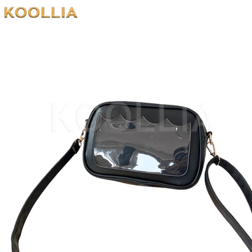 Small Anime Pin Display Shoulder Bag White Design by koollia