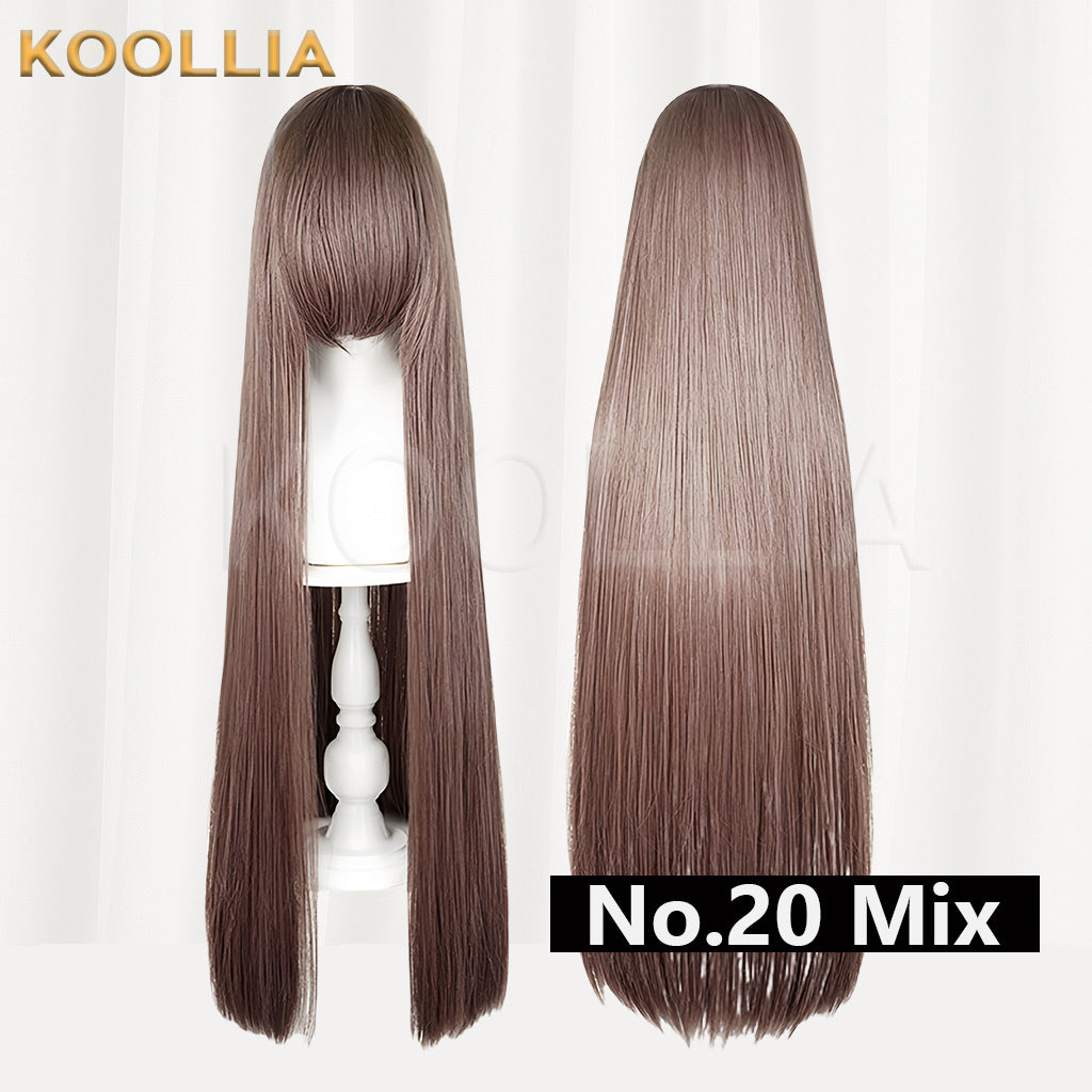 Thickened High-Density 100cm All-Purpose Long Straight Wig(Around 600g)