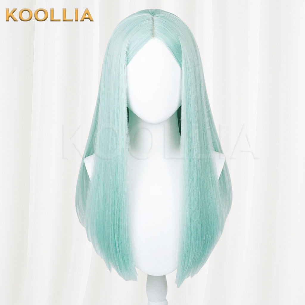 Cyberpunk Edgerunners Rebecca Mint Cyan Basic Wig