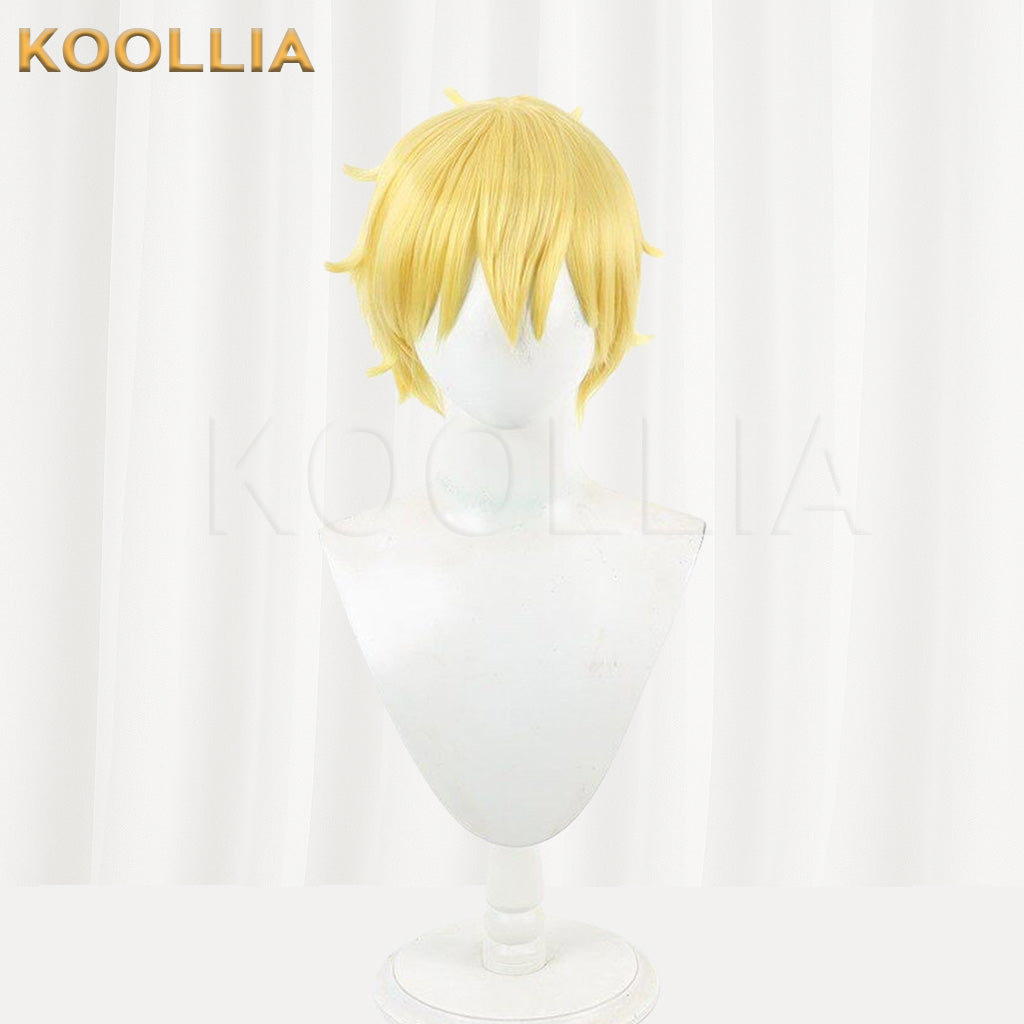 StarDetective Precure Jet Golden Short Hair Basic Wig